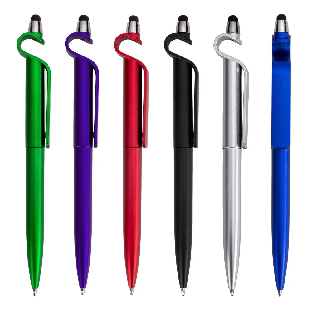 13499B Caneta Plástica Touch com Suporte