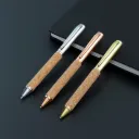 01007 Caneta Metal e Cortiça