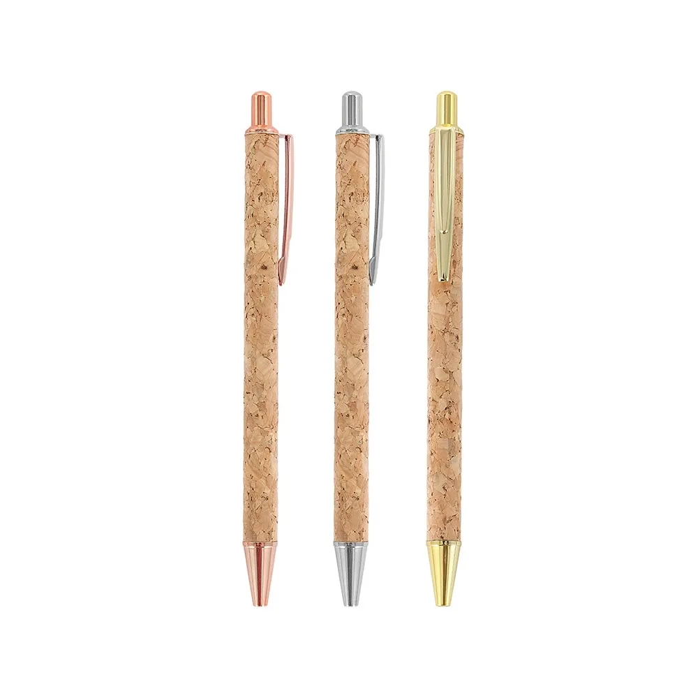 06039 Caneta de Metal e Cortiça