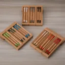 06083 Kit Ecológico Caneta e Lapiseira Cortiça