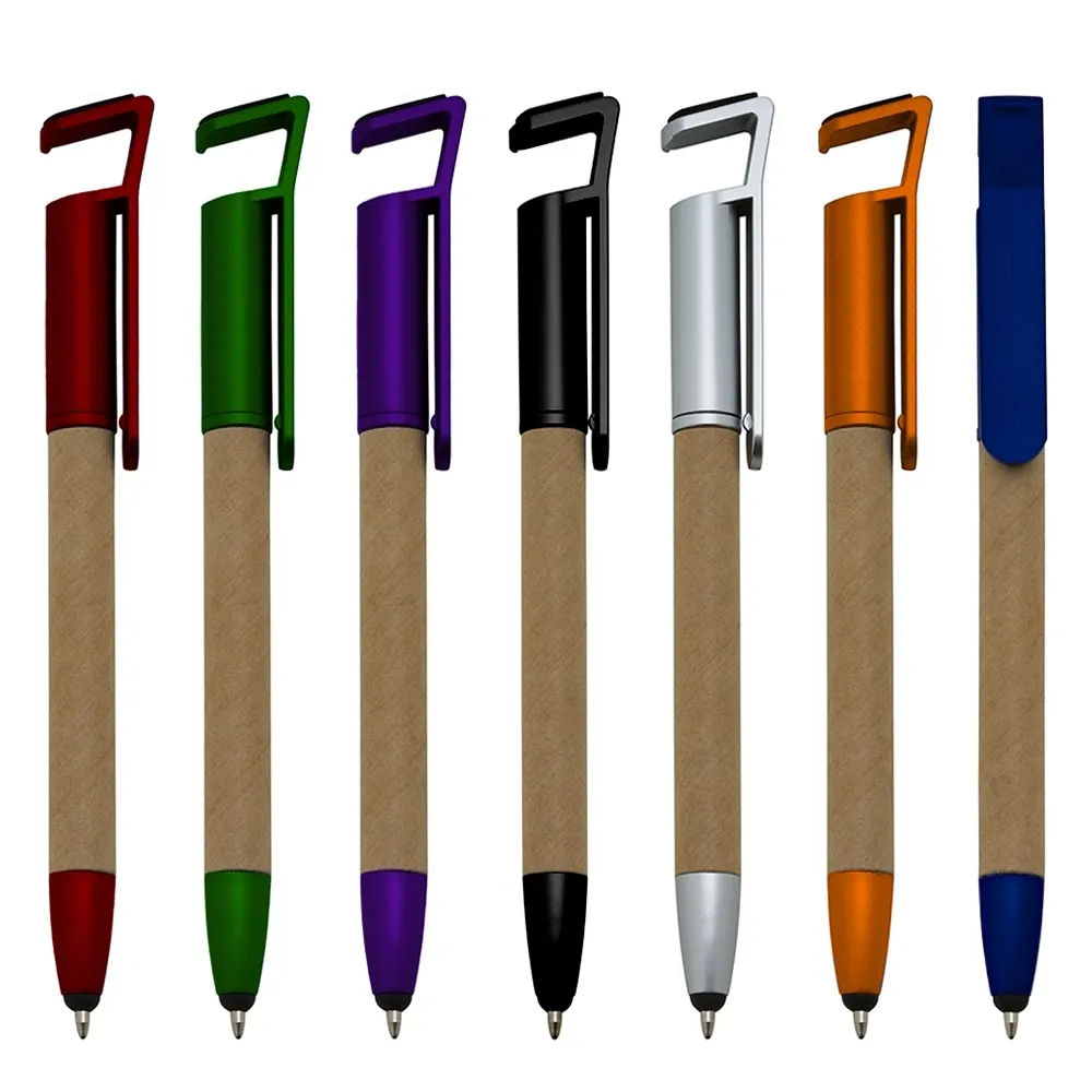 00708P Caneta Ecológica Touch com Suporte