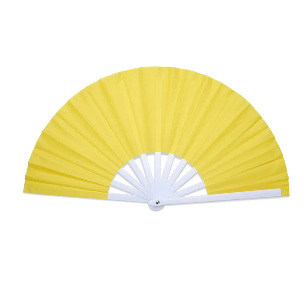 [Descrição: Leque com estrutura resistente em plástico e tecido em tafetá.  Altura :  29 cm  Largura :  4 cm  Comprimento :  54 cm] 08339A Leque de Plástico