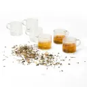 08295 Kit Xícaras de Vidro 6 Peças